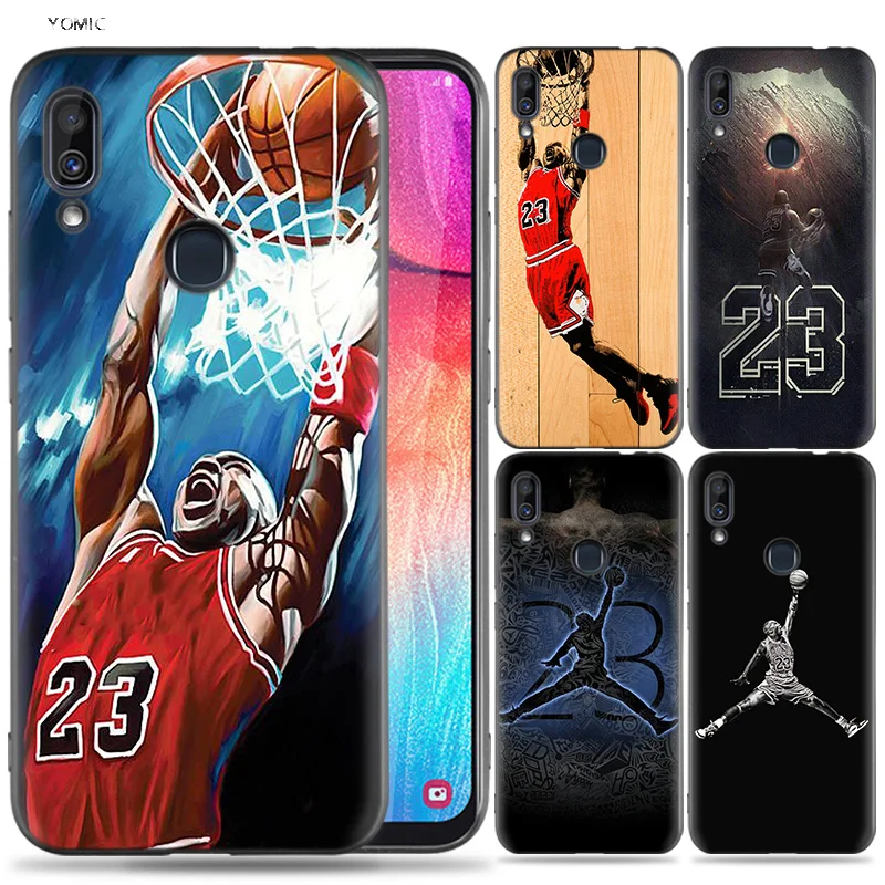 

Silicone Case for Samsung Galaxy A30 A50 A10 A20 A70 A40 M10 M20 M30 A6 A8 J4 J6 J8 Plus A7 A9 2018 Michael Jordan MJ23