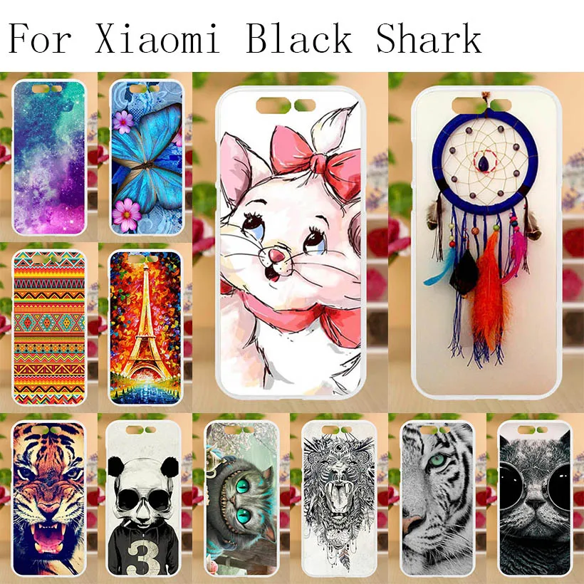 

Anunob For Coque Xiaomi Black Shark Case Silicone 5.99" Anti-knock Soft TPU Case For Xiaomi Black Shark Protective Cover Fundas