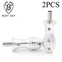 2 шт. 25 мм Алюминий ручки татуировки трубы для Machine Gun питания Tg-211