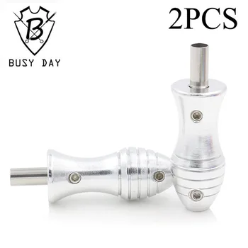 

2pcs 25mm Aluminum Grips Tattoo Tubes For Machine Gun Supply Free Shipping Tg-211