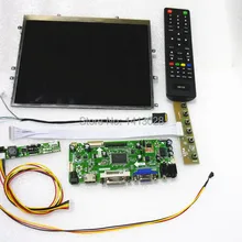 HDMI+ DVI+ VGA+ аудио lcd плата драйвера+ 9,7 дюймов LTN097XL01 1024*768+ LVDS кабель+ Светодиодная панель для водителя+ клавиатура OSD+ пульт дистанционного управления