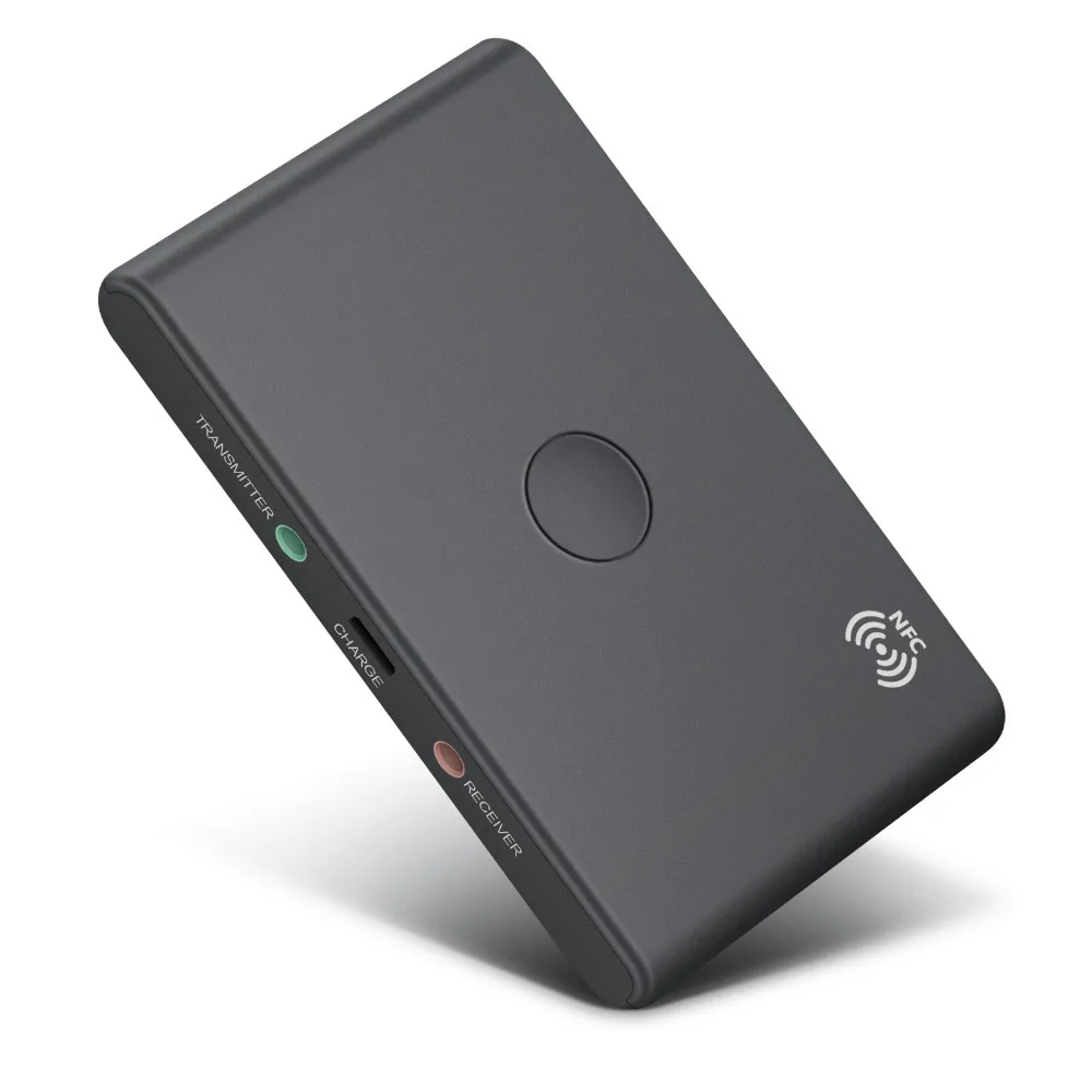 NFC Беспроводной Bluetooth адаптер аудио 2 в 1 приемник передатчик 3,5 мм разъем AUX Стерео музыка звук ТВ автомобильный динамик гарнитура