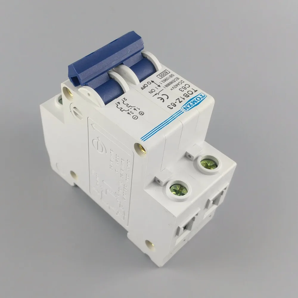 2P 63A DC 440V автоматический выключатель MCB C кривой|mcb rating|mcb mccbmcb mini circuit breaker |
