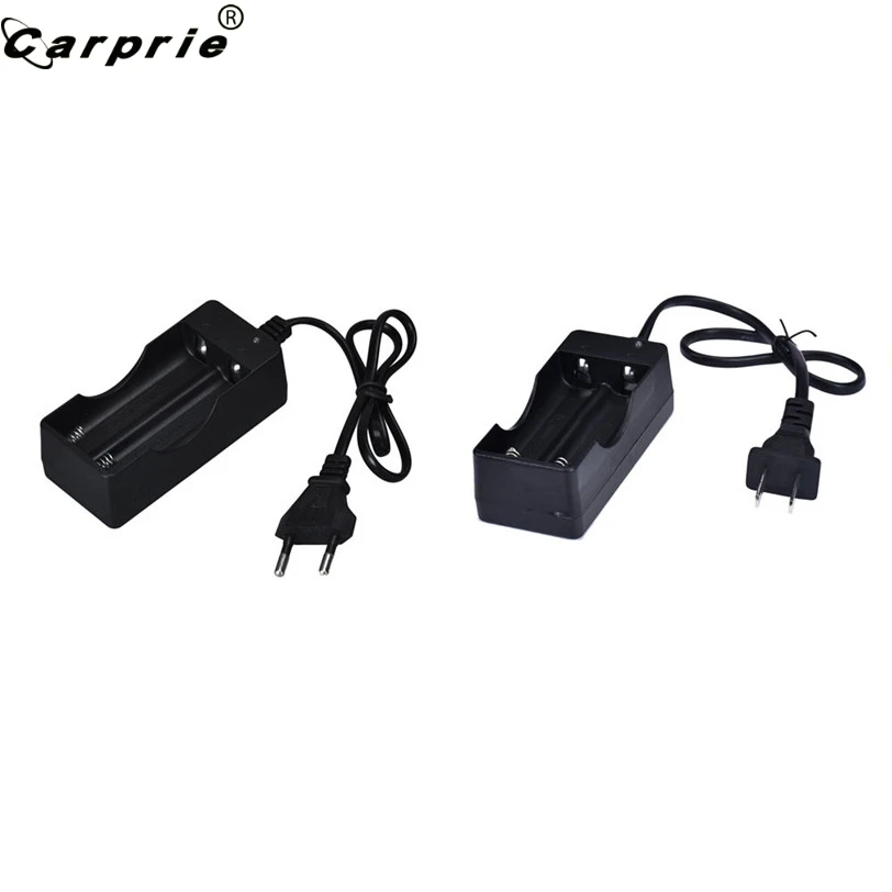 CARPIRE AC 110V 220V двойное зарядное устройство для 18650 3,7 V литий-ионная аккумуляторная батарея зарядное устройство США ЕС вилка 90508