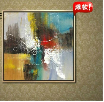 

Free Shipping No Framed Landscape Handing Picture 100% Hand painted Modern Abstract Oil Painting On Canvas Wall Art Top WK1387