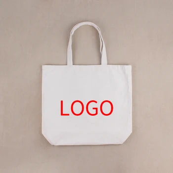 

45*14*40cm Personalized Custom Logo Print Women Handbag Customized Cotton Canvas Bag Thermal Transfer Printing Shopping Bag