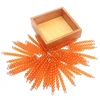 Montessori Materials 45Pcs Golden Beads Decimal Number System Binary System Thousand Carry System Preschool Education for Child 1