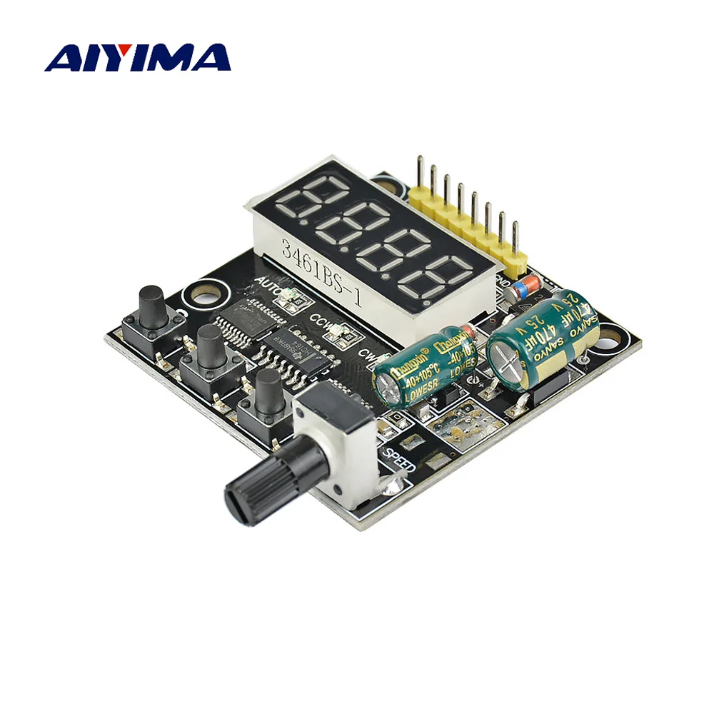 

AIYIMA DC Motor Driver Board Automatic Positive Reversal PWM Speed Regulation Motor Controller Boards