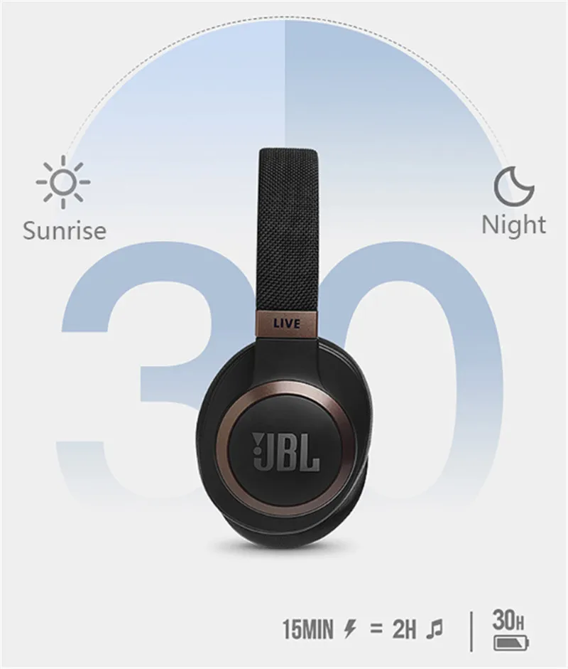 JBL LIVE 650BTNC Bluetooth наушники аудио шумоподавление AI умный голос беспроводные наушники сотовый телефон динамическая игровая гарнитура