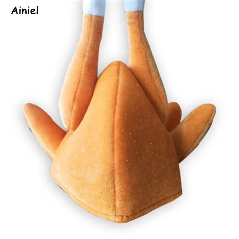 Thanksgiving Hat Cap Kaki Ayam Rambut 