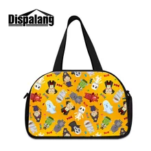 Dispalang женские Дорожные сумки мультфильм животных печати путешествовать Сумки большой Ёмкость мужские Чемодан Сумки поездки плечо сумочка