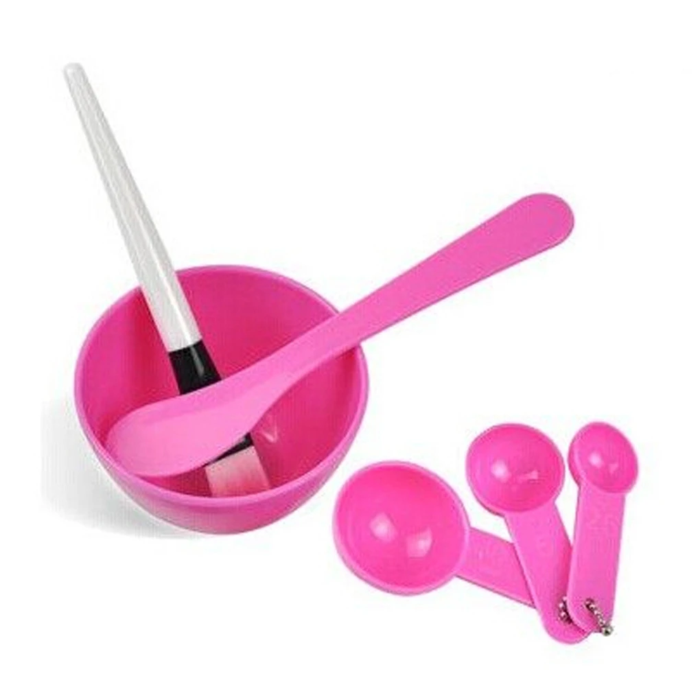 

Hot Sale 4pcs/set DIY Facial Mask Tool Set Face Mask Mixing Bowl Brush Face Care Tool Sets Random Color