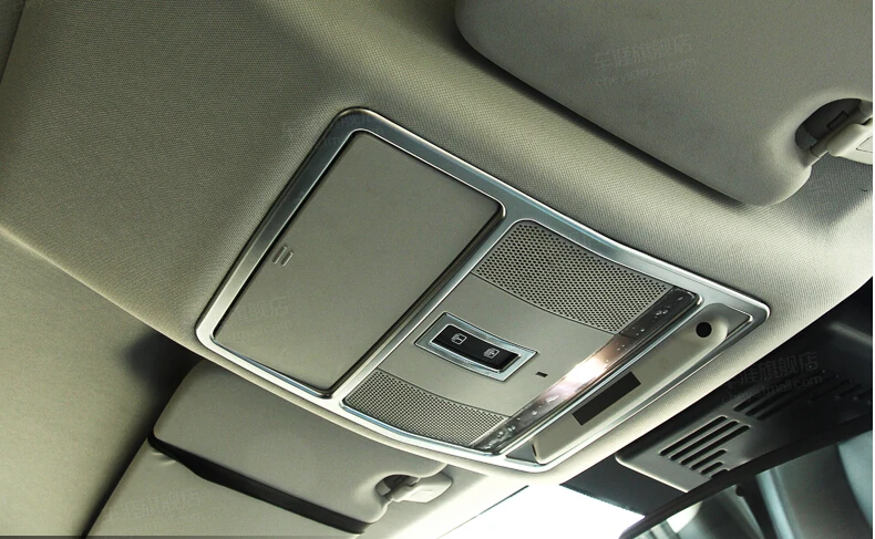 chrome reading light frame cover trim for land rover discovery sport 2015 accessories car styling (8).jpg