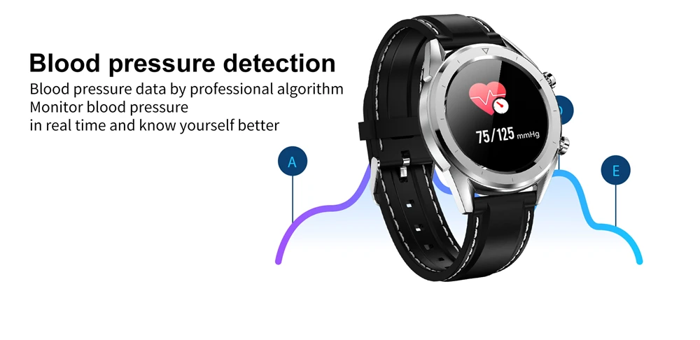 DT28 мужские Смарт-часы IP68 Водонепроницаемые ЭКГ монитор сердечного ритма и артериального давления фитнес-трекер умные часы спортивный умный Браслет