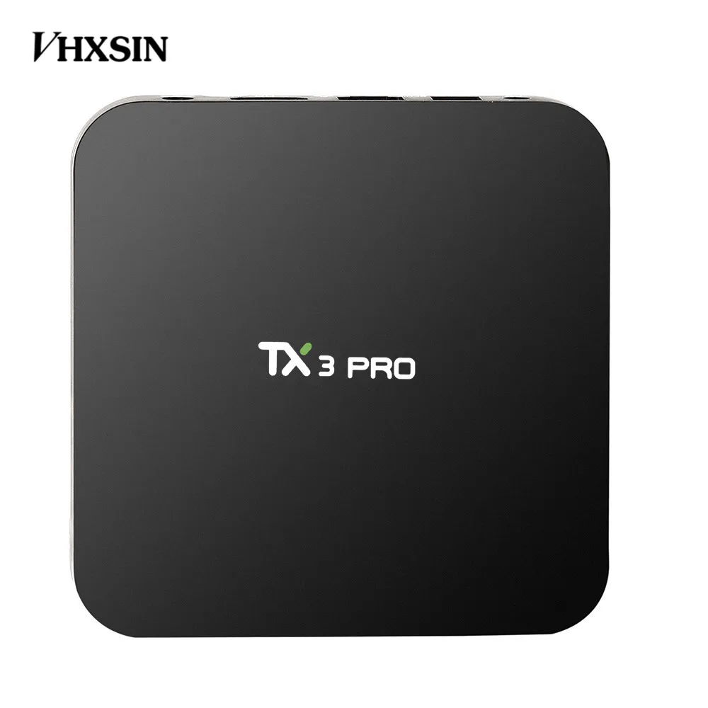 

VHXSIN TX3 PRO Set Top Box Amlogic S905X Android 6.0 TV Box Quad core 1G/8G Media Player HD H.265 WIFI Media Player 5 PCS
