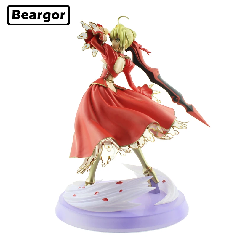 

9" Fate Extra Red Saber Nero Claudius Sword ver. Boxed 23cm PVC Anime Action Figure Collection Model Doll Toys Gift