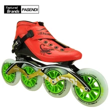 Профессиональная обувь для катания на коньках из углеродного волокна женские/мужские Встроенные коньки кроссовки для бега для взрослых детская обувь для катания на коньках ботинки на роликах