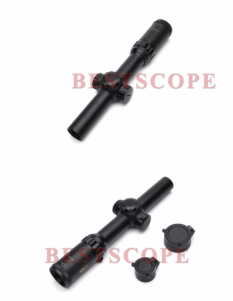 Millett 1-4x24 Mid Dot Sight оптика Riflescope 30 мм диаметр трубки с свободный прицел крепление Охотничья винтовка Сфера