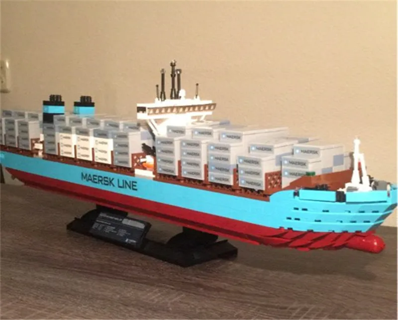 Лидер продаж Technic серия Maersk грузовой контейнер корабль набор совместимые Lepins
