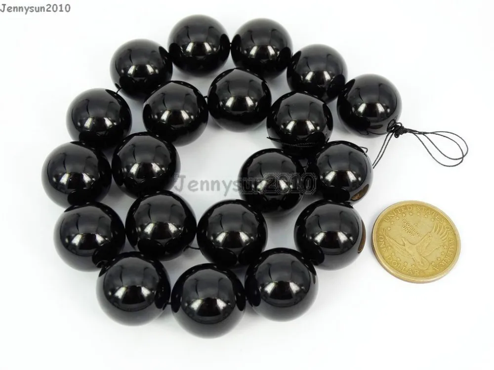 AAA Grade Natural Black Agate Onyx Faceted Gemstone Beads For Jewelry Making 15" 