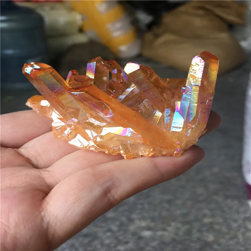 70gNatural and beautiful orange quartz crystal varietyin Stones from