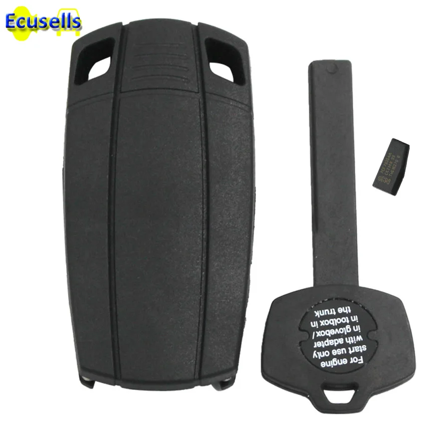 

Plastic Key EMERGENCY KEY FOB CASE WITH HU92 BLADE SHELL WITH ID46 PCF7936 chip For BMW 1 3 5 Z series X5 CAS