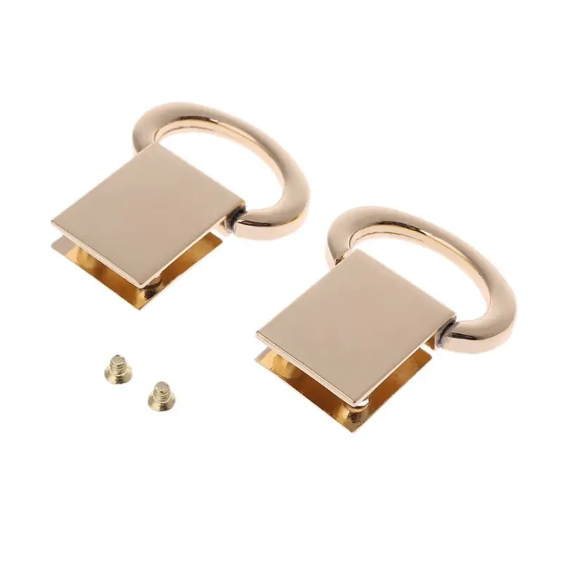

Hot New 2 Pcs Handbags Metal Fittings DIY Hand Straps Front and Rear Link Ring Accessories for Bag DIY Craft Replacement