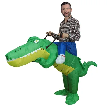 

Halloween Adult Crocodile Inflatable Suit Christmas Spoof Party Inflatable Clothing Women Men Funny Animal Cosplay Costumes