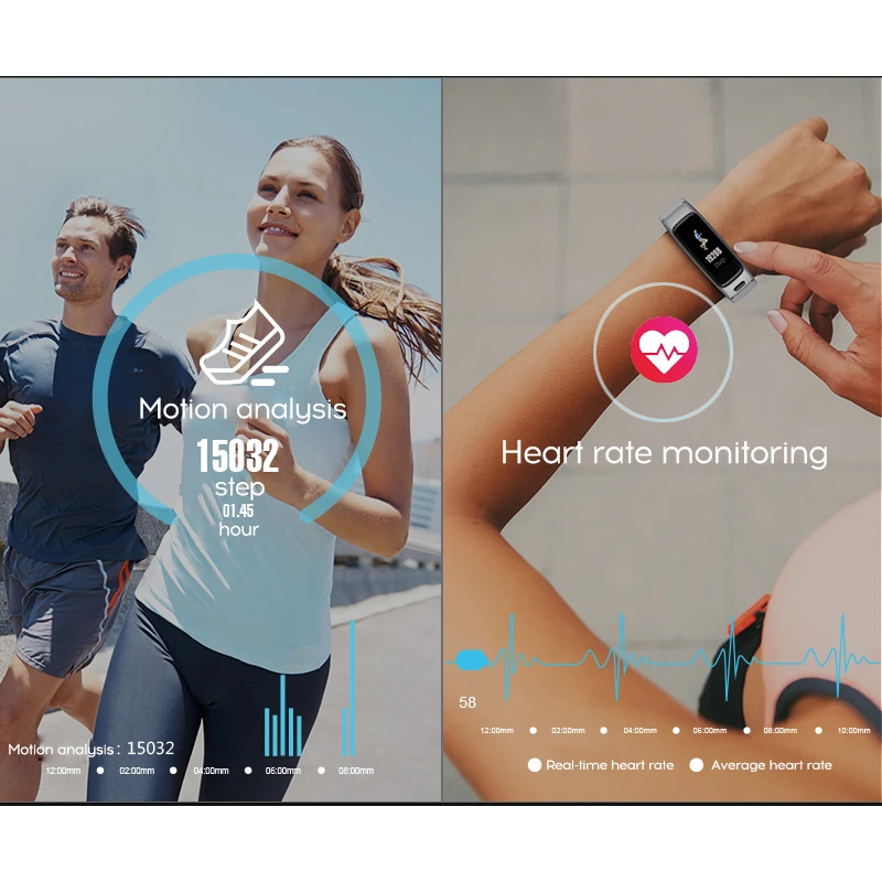 HEVARAL умный браслет с Bluetooth Водонепроницаемый спортивный ремешок для ios Поддержка говорить громкой связи с сердечного ритма устройство слежения за кровяным давлением