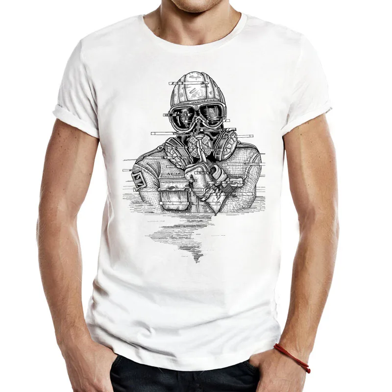Men T Shirt Rainbow Six Siege Rainbow R6 Mark Chandar Tom