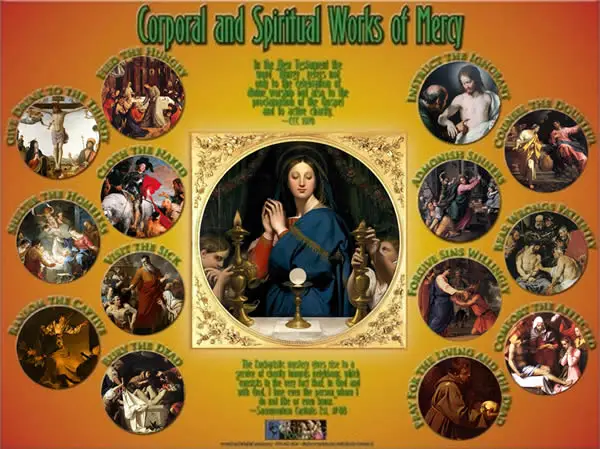 print painting artwork pieta catholic art virgin catholicposters corporal and spiritual works of mercy catholic