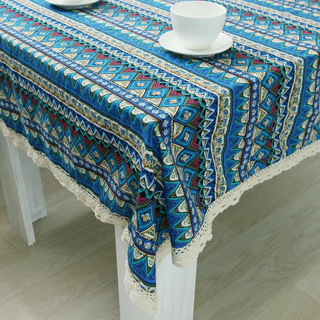 Ethnic Style Home Plus Thick Home Linen / Cotton Table Cloth Placemat