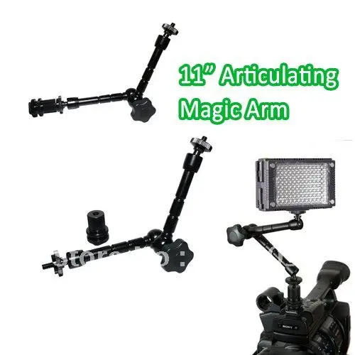11 &quotArticulating Magic Arm Shoemount для LCD DSLR &amp Jib Lilliput 7&quot HDMI Monitor DV | Электроника