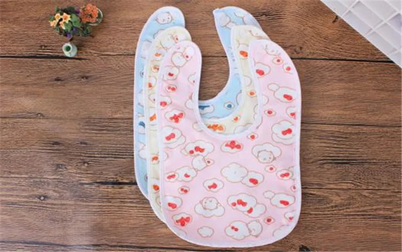 Babadores do Bebê à Prova Toalha de Algodão Variedade de Arroz Lote Dwaterproof Água Boca Babador Crianças Ultra-macio Bib Bolso Uma Cor 20 Pçs - 7 Cheap Babadores e paninhos de boca