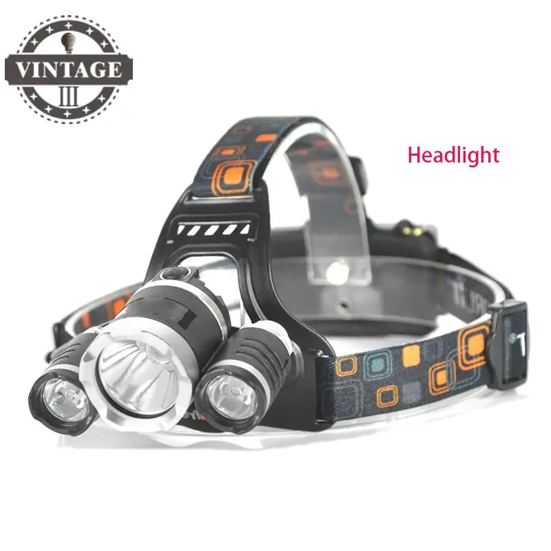 

Free DHL Fedex 60PCS 6000LM 3 x XM-L L2 LED Headlight USB Headlamp 3 L2 Head lamp RJ-5000
