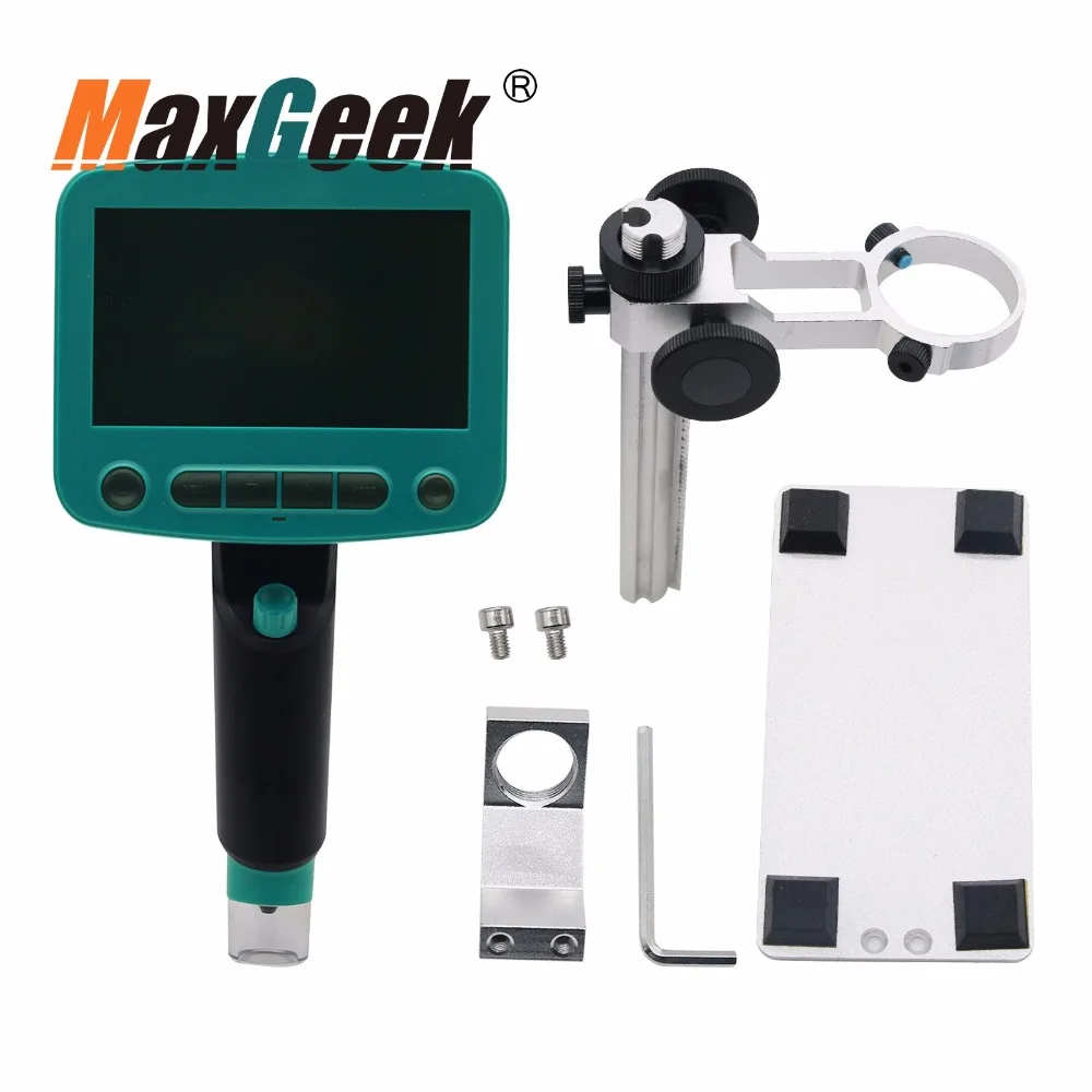 

800x USB Digital Microscope Portable 4.3Inches HD LCD Display with Stand For PCB Repair