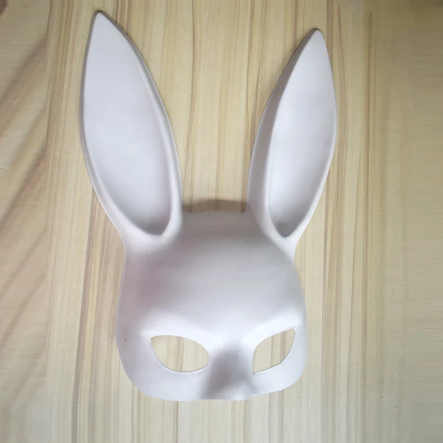 Fashion Women Girls Cute Bunny Rabbit Ears Mask Halloween Party Cosplay Costume Masquerade Props Festive & Party Supplies