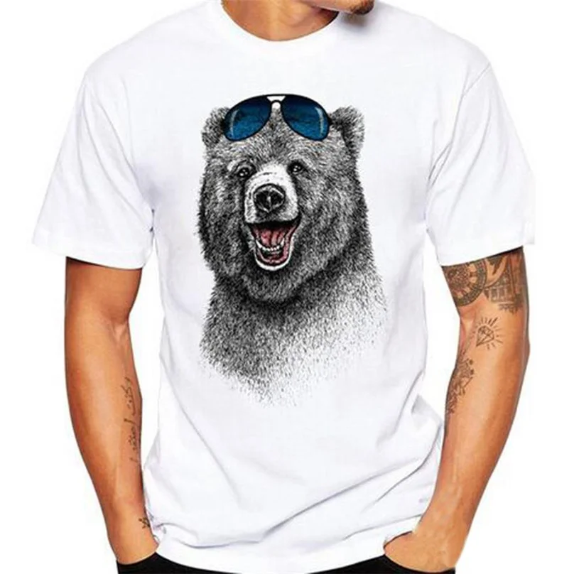 Buy Men's Funny T shirts New Men Animal 3D Printing