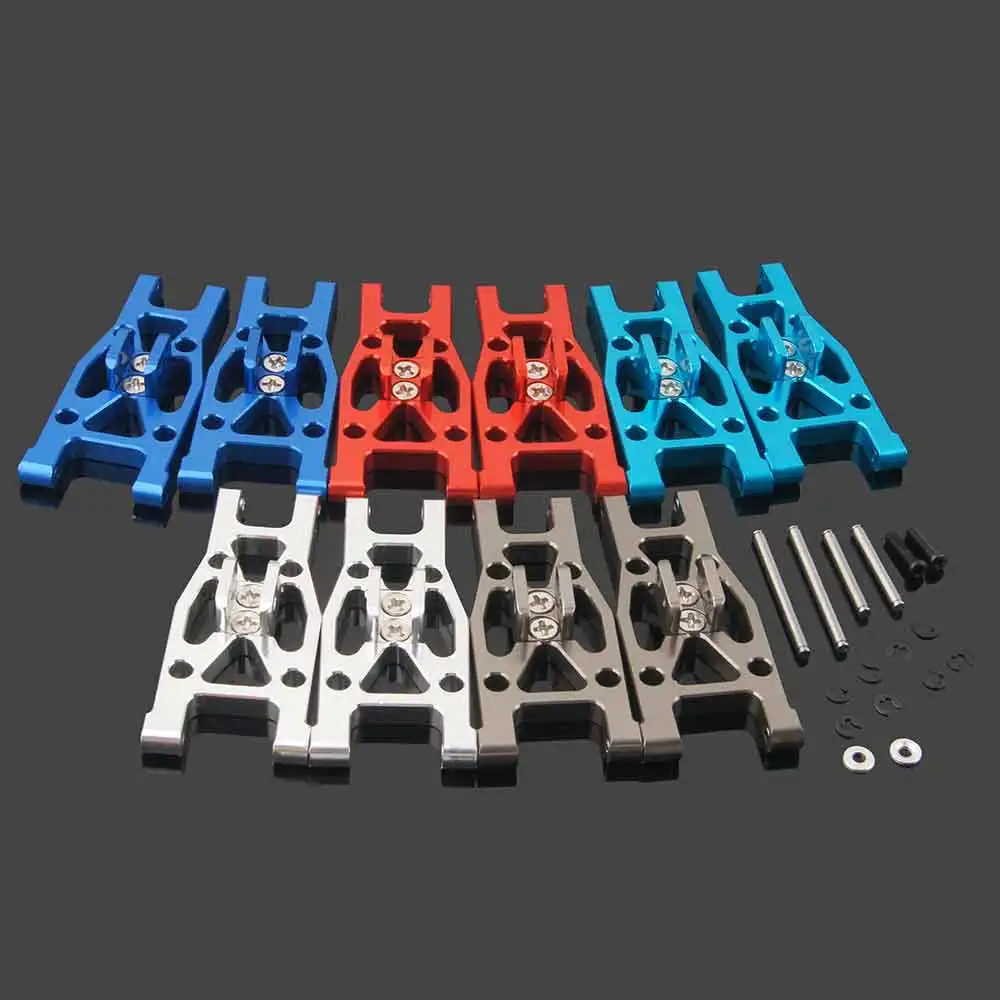 

2pcs Aluminum Front Lower Suspension Arm L/R L959-03 For WLtoys L959 L969 L979 L202 K959 1/12 Scale RC Car Upgrade Parts