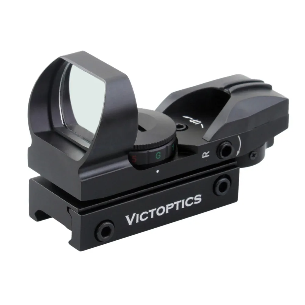 VictOptics 1x23x34 Camera Cheap Red Green Dot Sight Scope with 20mm