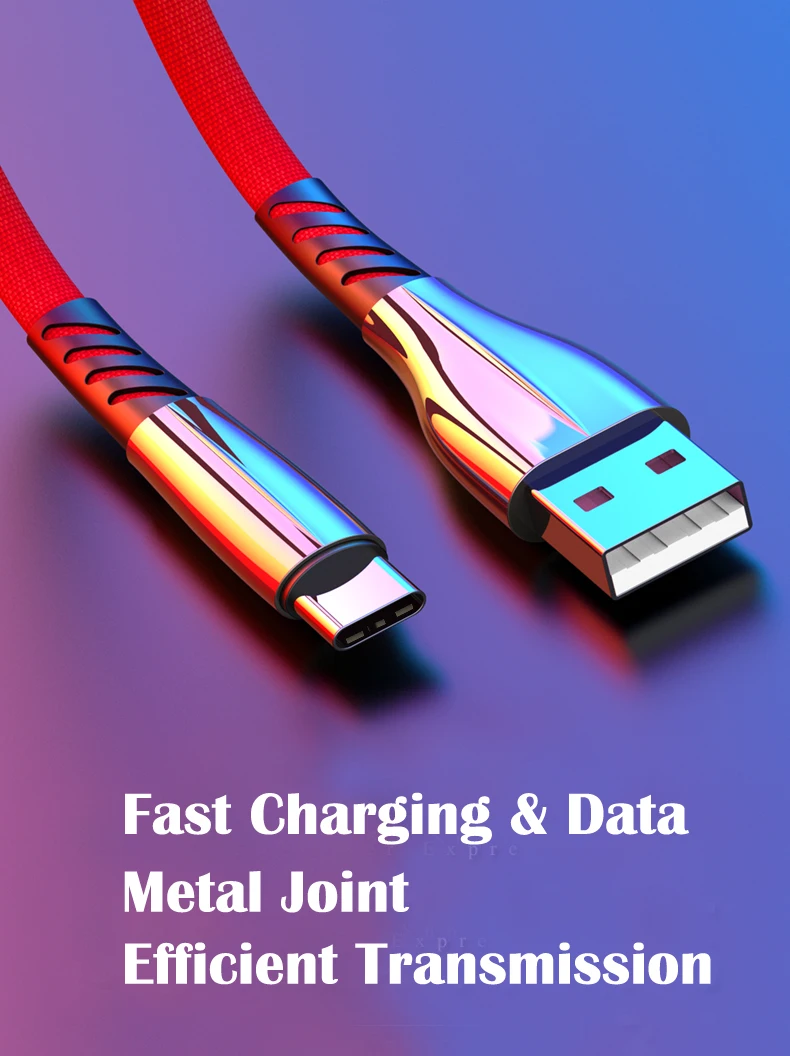 Usb type C шнур для USB C мобильный кабель для зарядки телефона Быстрая зарядка USB-C type-C провод для Xiaomi huawei samsung A50 A70 A80 M40