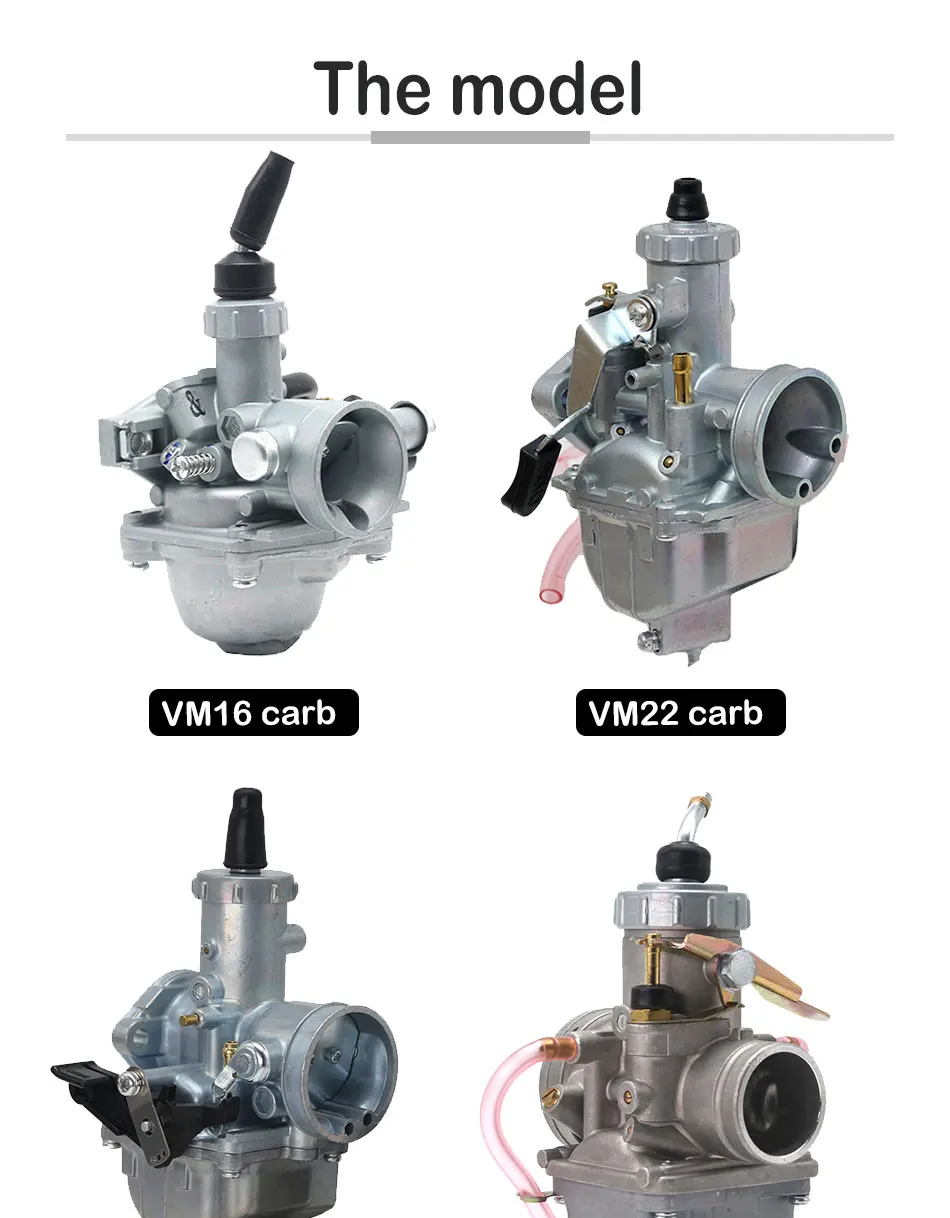 ZSDTRP MIKUNI VM16 VM22 VM26 VM28 Карбюратор ПОДХОДИТ для 50cc 70cc 90 110cc 125cc 200cc 250cc Quad ATV Dirt Pit Bike внедорожника