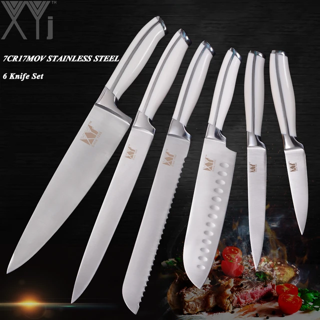 XYj Professional Design Kitchen Knife Sets Stainless Steel Cooking