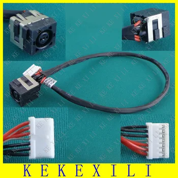 

Free shipping dc power jack Connector with Cable Socket for Dell Latitude E4200/N4010 5X