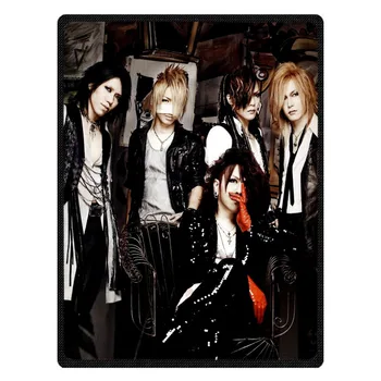 

the GazettE Coral Fleece Children Travel Blanket Custom Bed Sofa Car Winter Warm Throw Blankets Bed Sheet