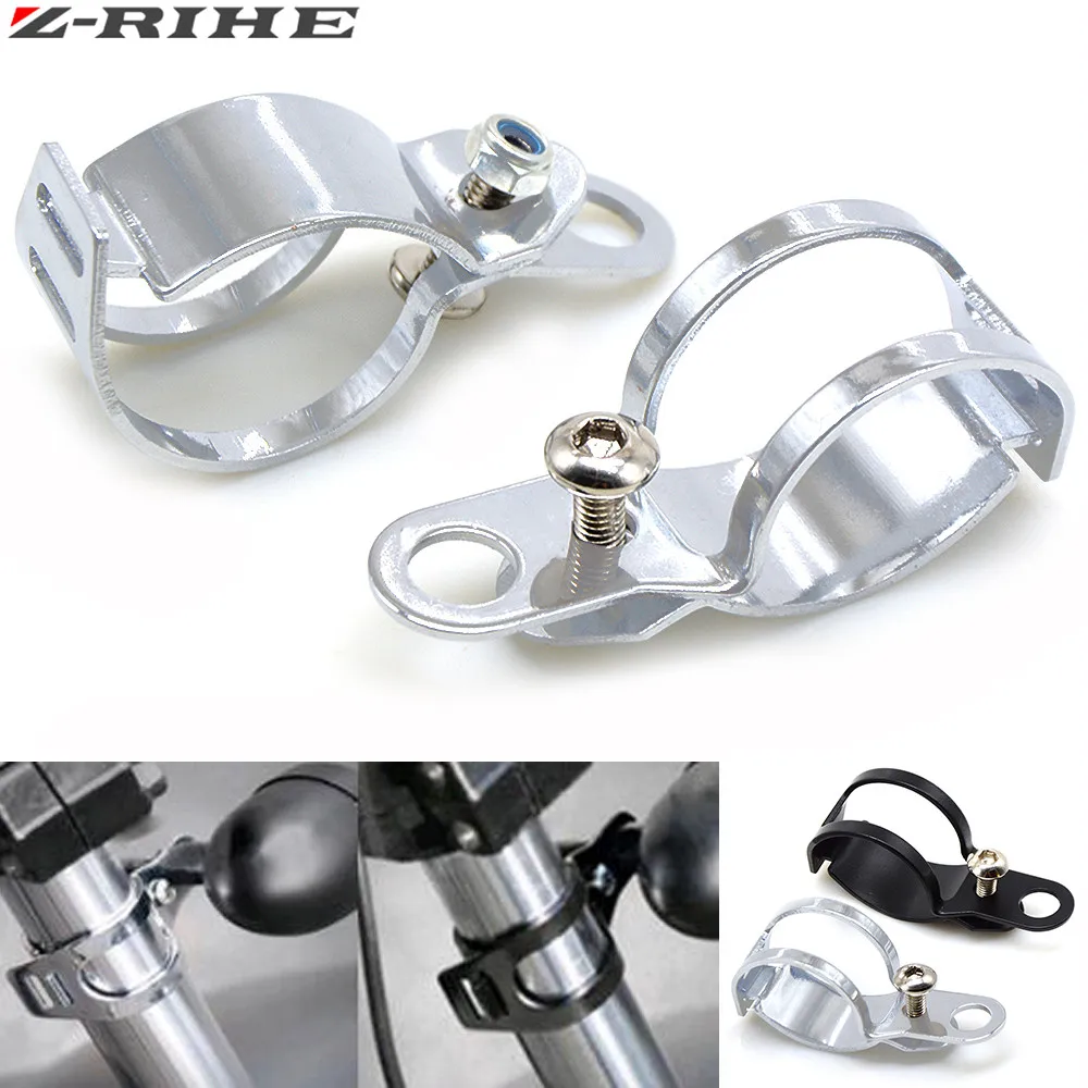 

Fork Clamp Type Motorcycle Turn Signal Lamp Holder Turn Light Mount Bracket For 30-45mm Front Fork for Harley Scooter Motorcycle