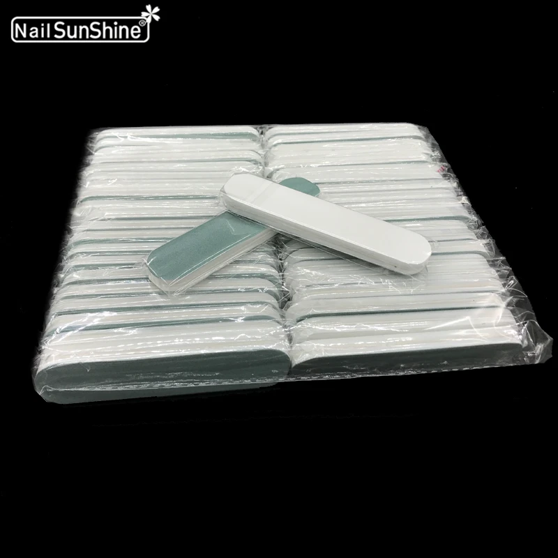 

100pcs/lot Nail Buffer Block Polishing UV Gel Nail Polisher Manicure Pedicure Tools Nail Care 600/3000 Grit Ongles Accessoires