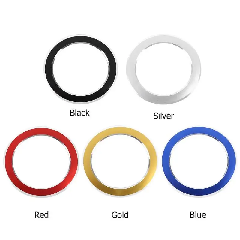 

Engine Start Stop Ignition Button Ring Trim Aluminium Alloy Durable Scratch-Resistant for Renault Koleos Fluence Megane CC