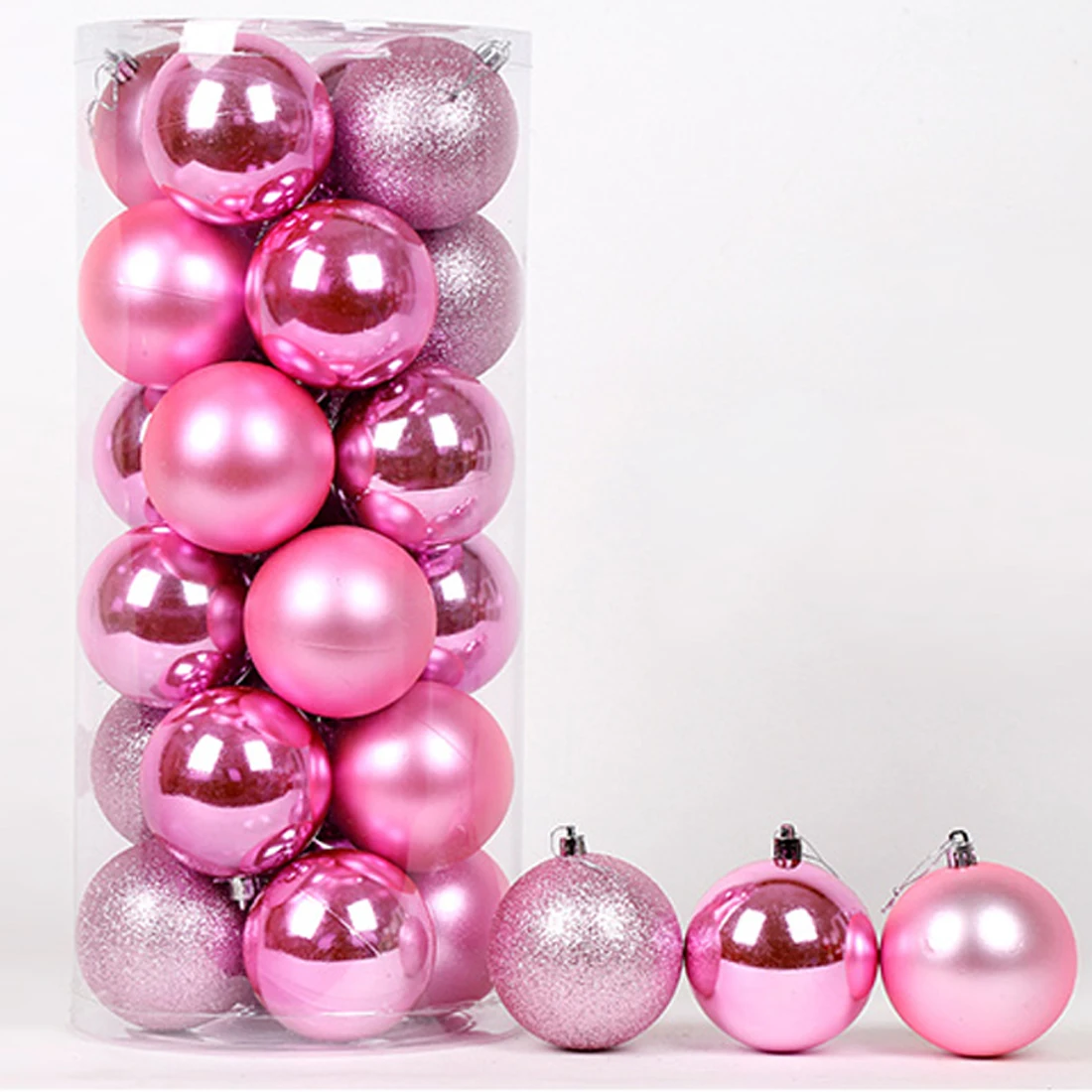 

4/5/6/8CM Christmas Tree Decor Ball Bauble Xmas Party Hanging Ball Ornament decorations for Home Christmas decorations Gift