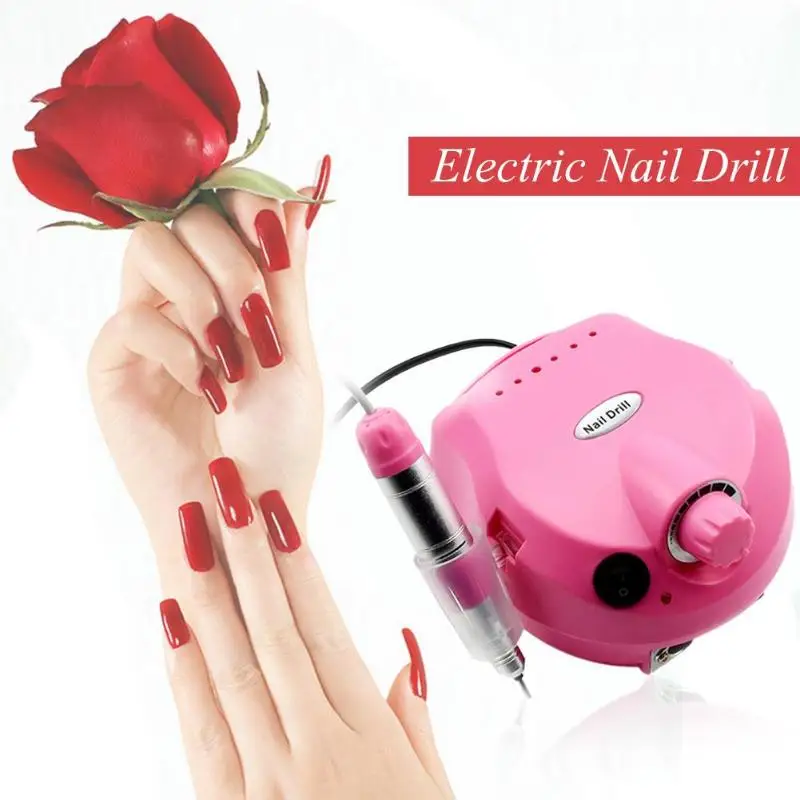 

30W Electric Nail Drill Machine Nail Polisher Manicure Pedicure Files Tool File Nail Art Tools Kit Nail Drill Machine Kit